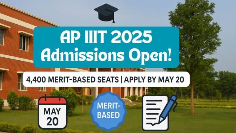 AP IIIT 2025 Admissions Notification
