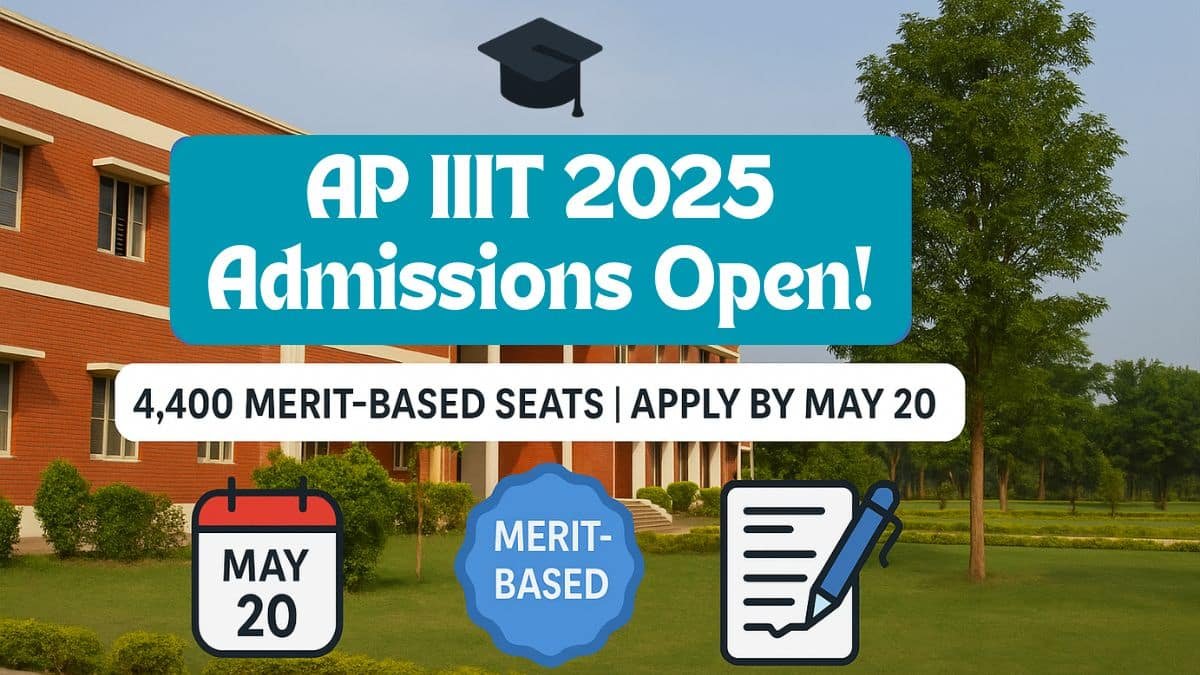AP IIIT 2025 Admissions Notification