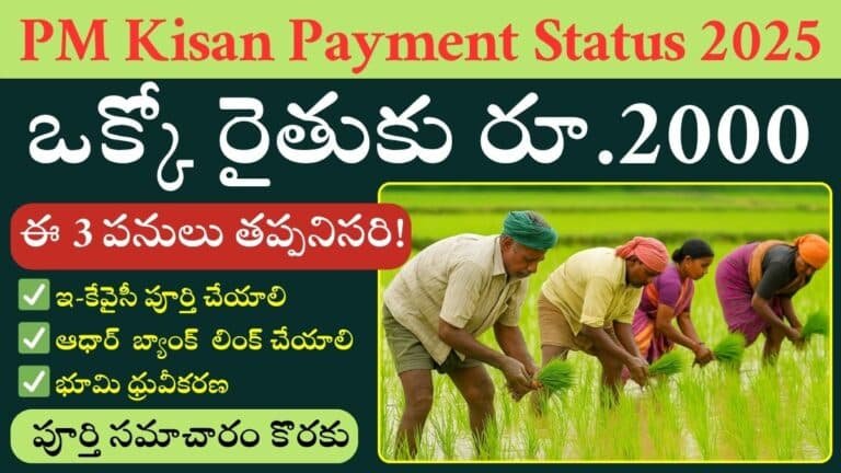 PM Kisan Payment Status 2025