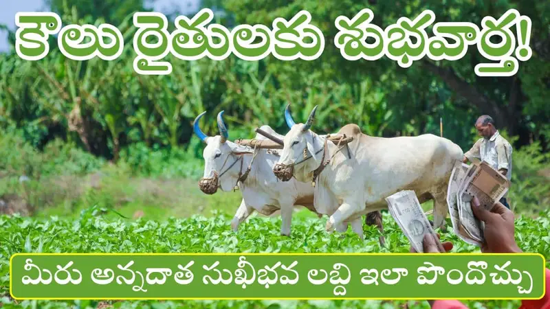 Annadatha Sukhibhava Benefits For All Types Of Land