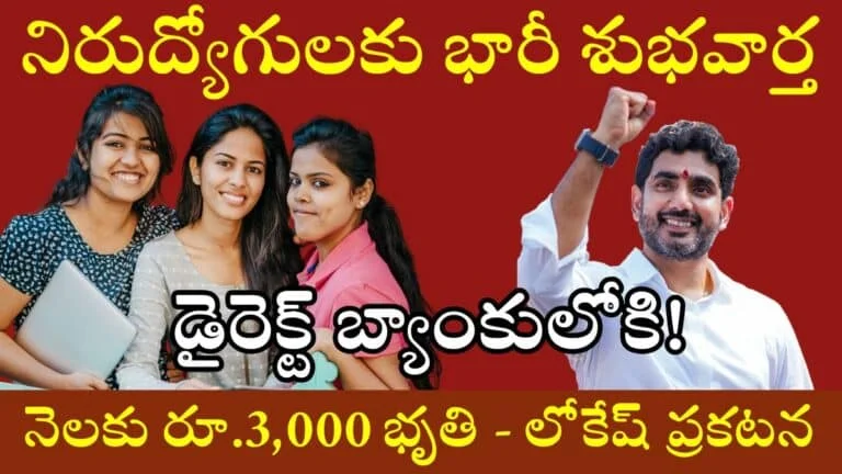 Nara Lokesh Statement Abou nirudyoga Bruthi