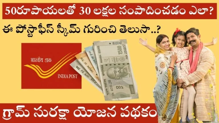 post Office Schemes Gram Suraksha Yojana 2025