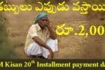 PM Kisan 2000 Paymenet Release Date