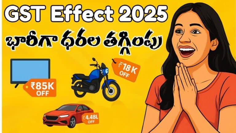 GST Effect 2025 Price Drop Full List