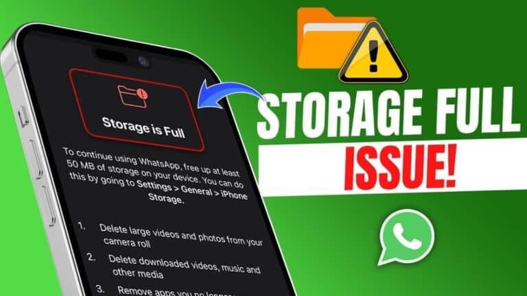 Whatsapp Storage full and Recovery Tips 2025